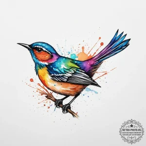 Tattoo sketch wren, tattoo flash sheet design... - эскиз тату (№1756448963_0, 29.08.2025 06:29) — tattoo-photo.ru