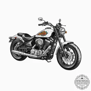 Tattoo sketch hands with a motorcycle, tattoo… — эскиз тату (№1756459443_0, 29.08.2025 09:24) — tattoo-photo.ru