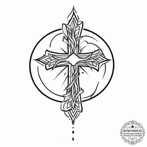 Tattoo sketch black circle, tattoo drawing ou... - эскиз тату (№1756463205_0, 29.08.2025 10:26) — tattoo-photo.ru