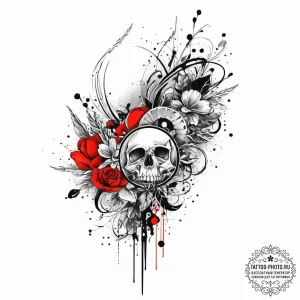 Tattoo sketch glass, tattoo drawing outline,... - эскиз тату (№1756467169_0, 29.08.2025 11:32) — tattoo-photo.ru