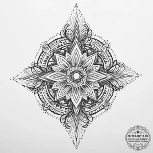 Tattoo sketch divine minister, tattoo line ar... - эскиз тату (№1756482324_0, 29.08.2025 15:45) — tattoo-photo.ru