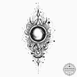 Tattoo sketch cosmic dimension, concept art f... - эскиз тату (№1756482917_0, 29.08.2025 15:55) — tattoo-photo.ru
