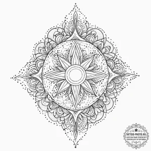 Tattoo sketch cosmic kingdom, tattoo line art... - эскиз тату (№1756483507_0, 29.08.2025 16:05) — tattoo-photo.ru