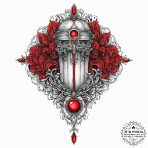 Tattoo sketch holy grail, tattoo sketch desig... - эскиз тату (№1756486445_0, 29.08.2025 16:54) — tattoo-photo.ru