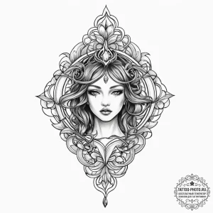 Tattoo sketch quest, tattoo drawing outline,... - эскиз тату (№1756487622_0, 29.08.2025 17:13) — tattoo-photo.ru