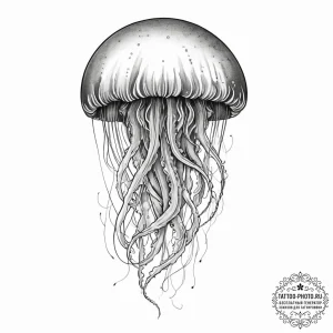 Tattoo sketch jellyfish tattoo, tattoo sketch... - эскиз тату (№1756490845_0, 29.08.2025 18:07) — tattoo-photo.ru