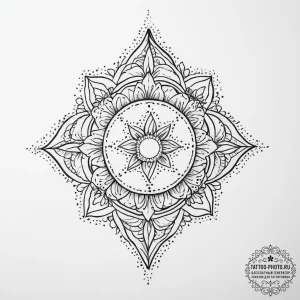 Symbols & patterns, tattoo drawing outline, d... - эскиз тату (№1756492657_0, 29.08.2025 18:37) — tattoo-photo.ru