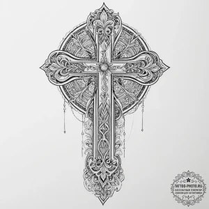 Tattoo sketch divine portrayal, tattoo line a... - эскиз тату (№1756496473_0, 29.08.2025 19:41) — tattoo-photo.ru