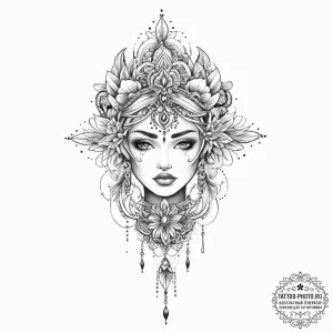 Tattoo sketch bronze - эскиз тату (№1756499906_0, 29.08.2025 20:38) — tattoo-photo.ru