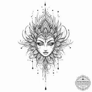 Tattoo sketch a symbolic emotion, ink illustr... - эскиз тату (№1756503532_0, 29.08.2025 21:38) — tattoo-photo.ru