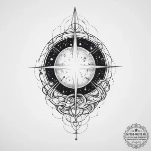 Tattoo sketch cosmic history, concept art for... - эскиз тату (№1756505717_0, 29.08.2025 22:15) — tattoo-photo.ru