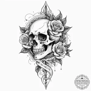 Tattoo sketch sorcerer's staff, tattoo sketch... - эскиз тату (№1756510732_0, 29.08.2025 23:38) — tattoo-photo.ru