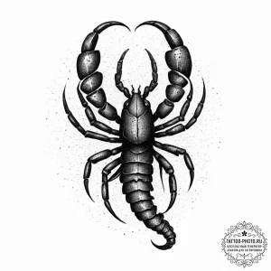 Tattoo sketch scorpion, artistic tattoo sketc... - эскиз тату (№1756512333_0, 30.08.2025 00:05) — tattoo-photo.ru