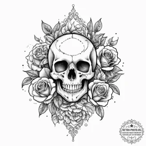 Tattoo sketch blessed universe, tattoo drawin... - эскиз тату (№1756514967_0, 30.08.2025 00:49) — tattoo-photo.ru