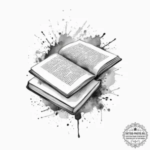Tattoo sketch hands with a book, concept art... - эскиз тату (№1756519983_0, 30.08.2025 02:13) — tattoo-photo.ru