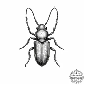 Tattoo sketch rice weevil - эскиз тату (№1756520574_0, 30.08.2025 02:22) — tattoo-photo.ru