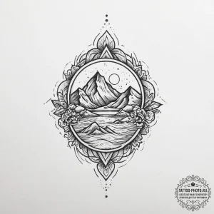 Tattoo sketch water, concept art for tattoo,... - эскиз тату (№1756527124_0, 30.08.2025 04:12) — tattoo-photo.ru