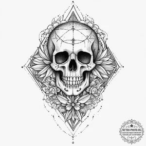 Tattoo sketch skeleton, tattoo flash sheet de... - эскиз тату (№1756533047_0, 30.08.2025 05:50) — tattoo-photo.ru