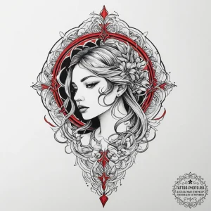 Tattoo sketch journey, artistic tattoo sketch... - эскиз тату (№1756533439_0, 30.08.2025 05:57) — tattoo-photo.ru