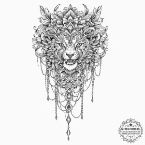Tattoo sketch delicate chain tattoo, ink illu... - эскиз тату (№1756534029_0, 30.08.2025 06:07) — tattoo-photo.ru