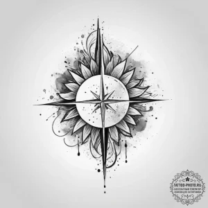 Tattoo sketch blessed creation, concept art f... - эскиз тату (№1756539721_0, 30.08.2025 07:42) — tattoo-photo.ru