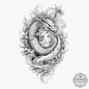 Tattoo sketch hands with a brush, concept art... - эскиз тату (№1756541686_0, 30.08.2025 08:14) — tattoo-photo.ru