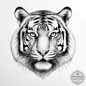 Tattoo sketch tiger's eye - эскиз тату (№1756543650_0, 30.08.2025 08:47) — tattoo-photo.ru