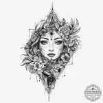 Tattoo sketch mystical representation, tattoo… — эскиз тату (№1756554649_0, 30.08.2025 11:50) — tattoo-photo.ru