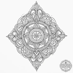 Tattoo sketch cosmic lore, tattoo drawing out... - эскиз тату (№1756567595_0, 30.08.2025 15:26) — tattoo-photo.ru