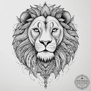 Tattoo sketch the lion king simba and mufasa,... - эскиз тату (№1756568772_0, 30.08.2025 15:46) — tattoo-photo.ru
