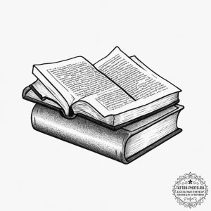 Tattoo sketch hands with a book, tattoo sketc... - эскиз тату (№1756569558_0, 30.08.2025 15:59) — tattoo-photo.ru
