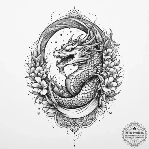 Tattoo sketch nautical star tattoo, tattoo fl... - эскиз тату (№1756570342_0, 30.08.2025 16:12) — tattoo-photo.ru