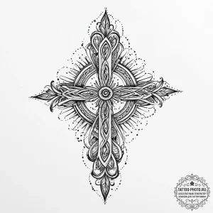 Tattoo sketch mystical land, ink illustration... - эскиз тату (№1756572106_0, 30.08.2025 16:41) — tattoo-photo.ru