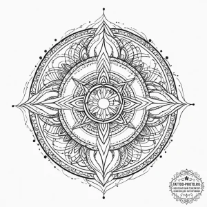 Tattoo sketch cosmic sphere, tattoo sketch de... - эскиз тату (№1756576826_0, 30.08.2025 18:00) — tattoo-photo.ru