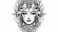 Tattoo sketch divine land - эскиз тату (№1756577225_0, 30.08.2025 18:07) — tattoo-photo.ru