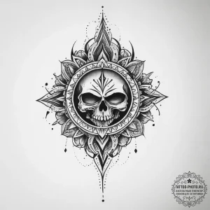 Tattoo sketch element, concept art for tattoo... - эскиз тату (№1756586997_0, 30.08.2025 20:49) — tattoo-photo.ru