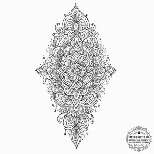 Tattoo sketch tribal узор на ноге, tattoo dra... - эскиз тату (№1756590174_0, 30.08.2025 21:42) — tattoo-photo.ru