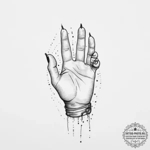 Tattoo sketch hands with a document, concept... - эскиз тату (№1756590376_0, 30.08.2025 21:46) — tattoo-photo.ru