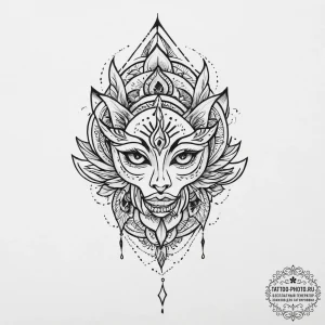 Tattoo sketch desire, ink illustration for ta... - эскиз тату (№1756595627_0, 30.08.2025 23:13) — tattoo-photo.ru