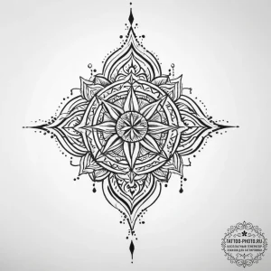 Tattoo sketch a symbolic concept - эскиз тату (№1756601256_0, 31.08.2025 00:47) — tattoo-photo.ru
