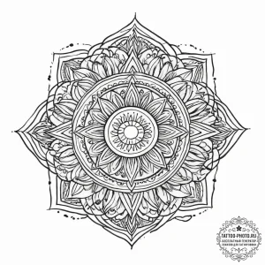 Tattoo sketch озеро, ink illustration for tat... - эскиз тату (№1756602687_0, 31.08.2025 01:11) — tattoo-photo.ru