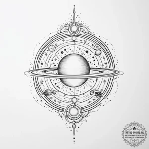 Tattoo sketch cosmic realm - эскиз тату (№1756603099_0, 31.08.2025 01:18) — tattoo-photo.ru