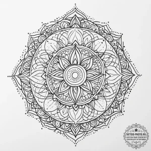 Tattoo sketch holy portrayal, artistic tattoo... - эскиз тату (№1756607132_0, 31.08.2025 02:25) — tattoo-photo.ru