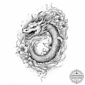 Tattoo sketch cosmic world, ink illustration... - эскиз тату (№1756609559_0, 31.08.2025 03:05) — tattoo-photo.ru