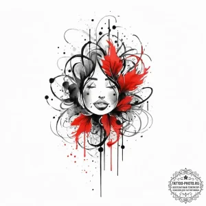Tattoo sketch white, tattoo drawing outline,... - эскиз тату (№1756611731_0, 31.08.2025 03:42) — tattoo-photo.ru