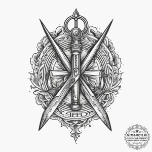 Tattoo sketch scissors, artistic tattoo sketc... - эскиз тату (№1756611929_0, 31.08.2025 03:45) — tattoo-photo.ru