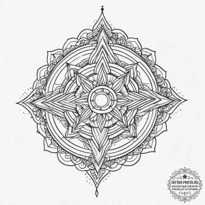 Tattoo sketch vintage mirror tattoo, ink illu... - эскиз тату (№1756616929_0, 31.08.2025 05:08) — tattoo-photo.ru