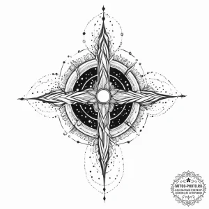 Tattoo sketch cosmic universe, tattoo drawing... - эскиз тату (№1756617327_0, 31.08.2025 05:15) — tattoo-photo.ru
