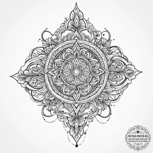 Tattoo sketch spirit, concept art for tattoo,... - эскиз тату (№1756618720_0, 31.08.2025 05:38) — tattoo-photo.ru