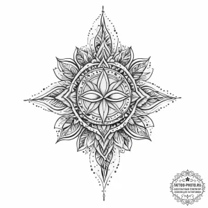 Tattoo sketch a symbolic object - эскиз тату (№1756622304_0, 31.08.2025 06:38) — tattoo-photo.ru